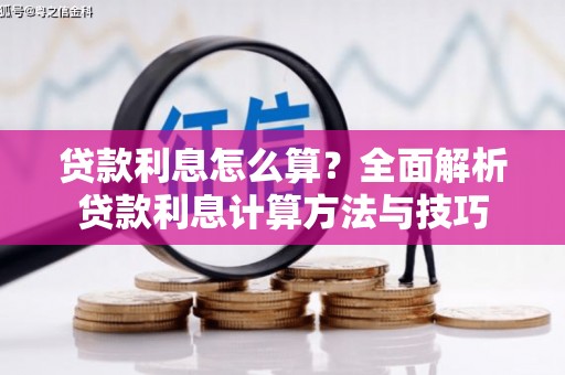 阿莲贷款利息怎么算？全面解析贷款利息计算方法与技巧