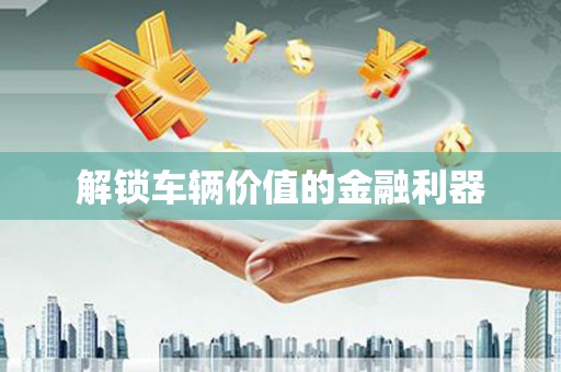 阿莲解锁车辆价值的金融利器