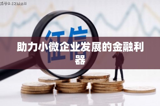 阿莲助力小微企业发展的金融利器