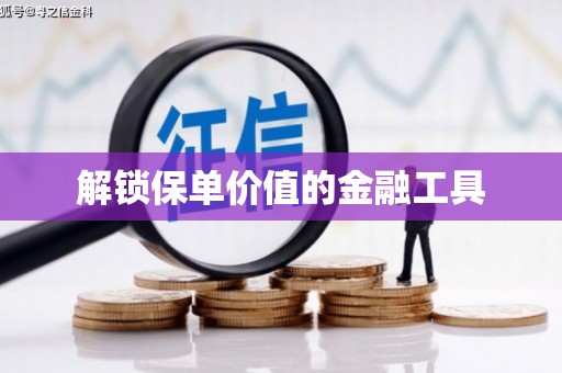 阿莲解锁保单价值的金融工具