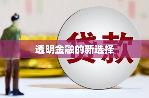 阿莲透明金融的新选择