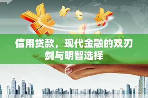 阿莲信用贷款，现代金融的双刃剑与明智选择