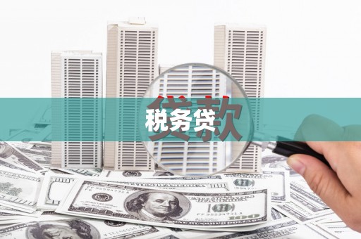阿莲税务贷